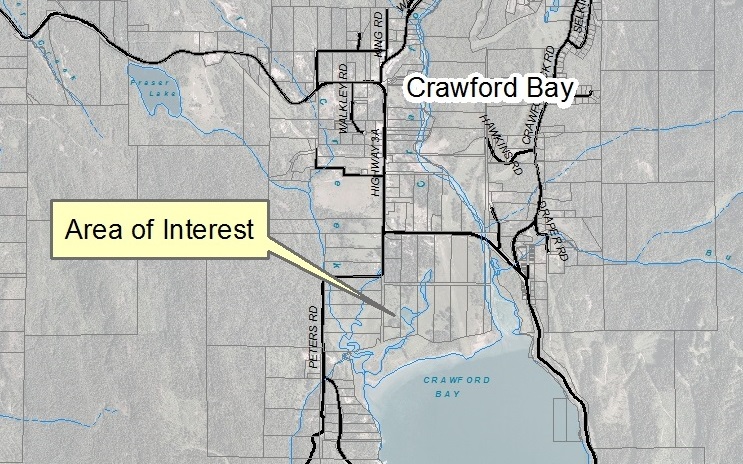 Crawford Bay Bc Map Public Open House - Crawford Bay Wetland & Beach | Regional District Of  Central Kootenay